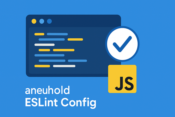 Personal ESLint Config Thumbnail.