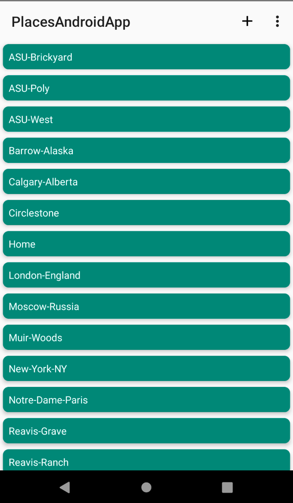 Places Android App Thumbnail.